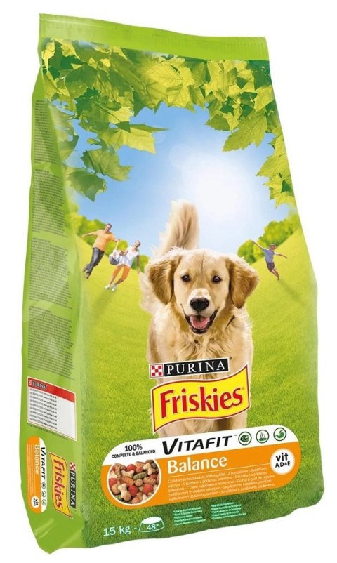 PURINA Friskies Balance Kurczak Z Warzywami 15kg