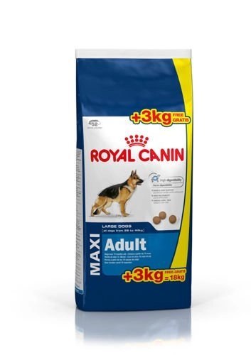 ROYAL CANIN Maxi Adult 15kg + 3kg