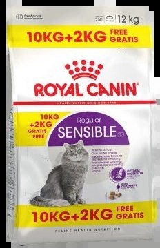 ROYAL CANIN Sensible 33 10kg + 2kg