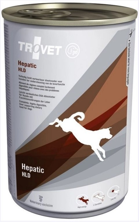 TROVET HLD Hepatic Dla Psa Puszka 400g