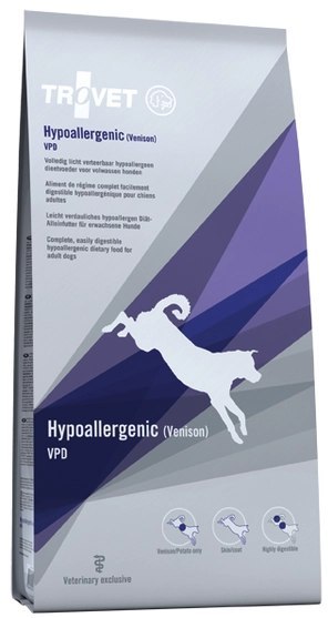 TROVET VPD Hypoallergenic Venison Dla Psa 10kg