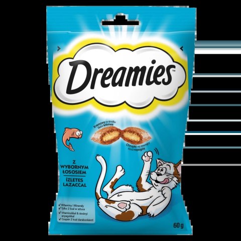 DREAMIES Przysmak Dla Kota Z Łososiem 60g