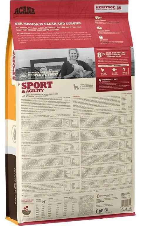 Acana Heritage Sport & Agility 11,4kg