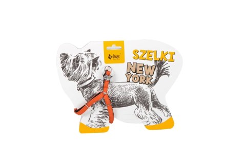 Dingo New York Szelki Step-In Dla Yorka I Małego Psa Pomarańczowe