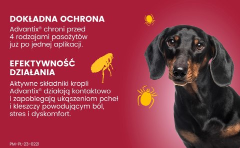 Bayer Advantix Krople Na Kleszcze I Pchły 1ml