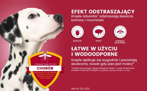 Bayer Advantix Krople Na Kleszcze I Pchły 4x4ml