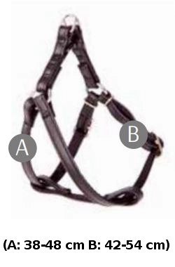 Dingo Szelki Basic Typu Step-In Z Taśmy Dla Psa Czerwone Rozmiar 50