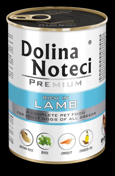 Dolina Noteci Premium Bogata W Jagnięcinę 400g