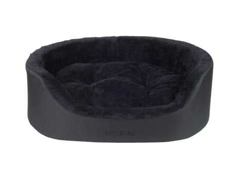 AMIPLAY Legowisko Elipsa Aspen Czarne L