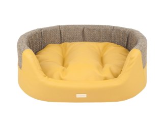 AMIPLAY Legowisko Elipsa Morgan Żółte S