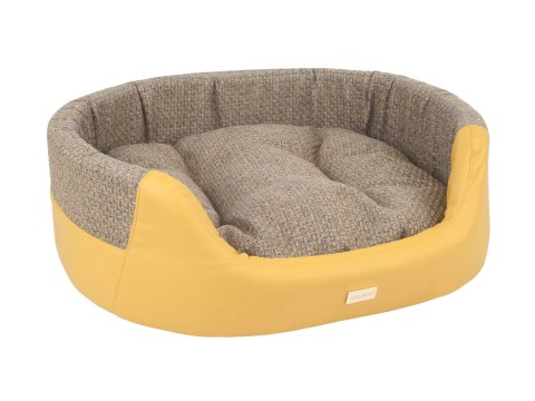 AMIPLAY Legowisko Elipsa Morgan Żółte S