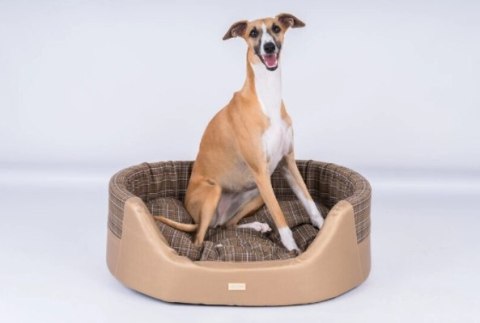 AMIPLAY Legowisko Elipsa Venus Srebrne M