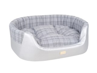 AMIPLAY Legowisko Elipsa Venus Srebrne S