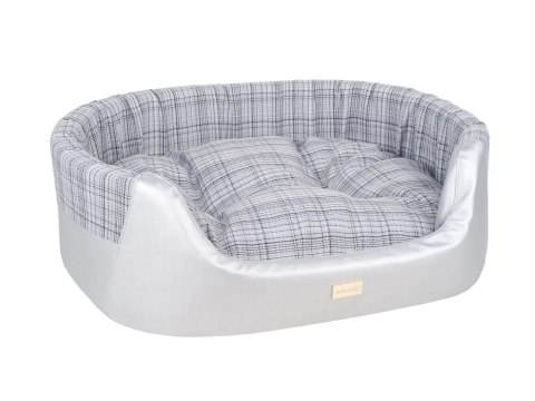 AMIPLAY Legowisko Elipsa Venus Srebrne S