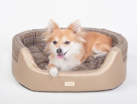 AMIPLAY Legowisko Elipsa Venus Srebrne S