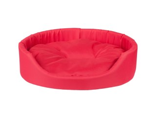 AMIPLAY Legowisko Owalne Basic Czerwone S