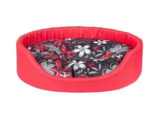 AMIPLAY Legowisko Owalne Fun Czerwone S