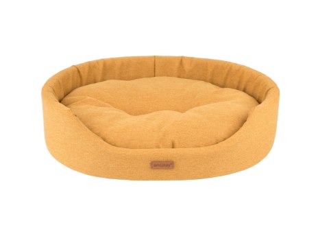 AMIPLAY Legowisko Owalne Montana Żółte L