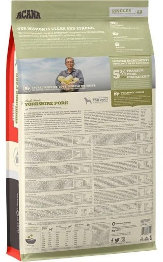 Acana Singles Yorkshire Pork 11,4kg