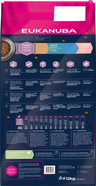 Eukanuba Puppy&Junior Lamb&Rice Large Breeds 12kg