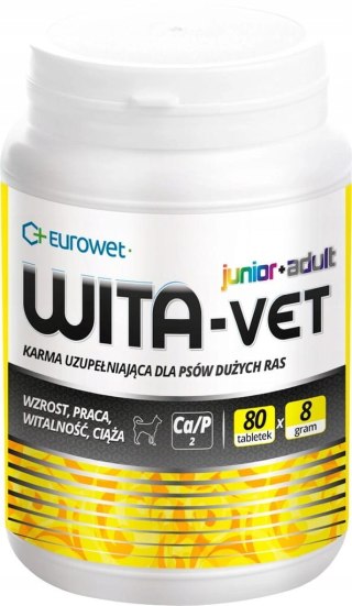 Eurowet Wita-Vet Junior+Adult 8g 80tab
