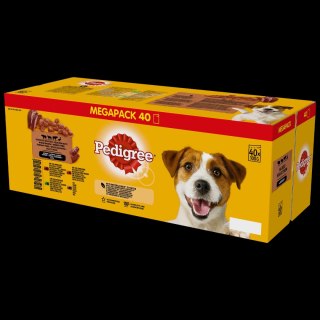Pedigree Adult Mix Smaków W Sosie 40x100g