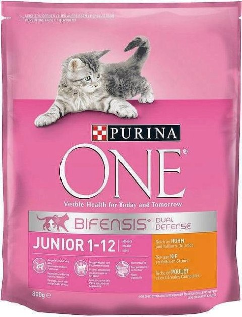 Purina One Junior Karma Z Kurczakiem Dla Kociąt 800g