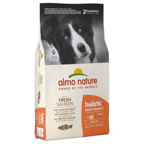 ALMO NATURE Holistic Adult Medium z łososiem 12kg