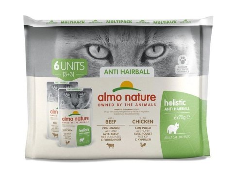 ALMO NATURE Holistic Anti Hairball Multipack 6x70g