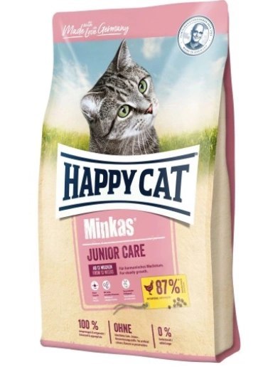 HAPPY CAT Minkas Junior Care Drób 10kg