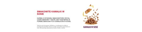 ROYAL CANIN Sensory Taste Kawałki W Sosie 12x85g