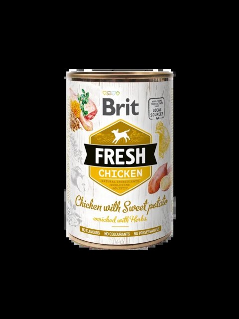 Brit Fresh Chicken With Sweet Potato 400g