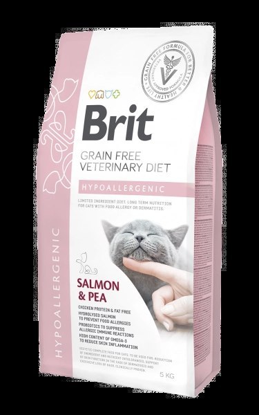 Brit GF Veterinary Diets Cat Hypoallergenic 400g