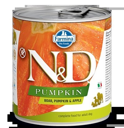 Farmina N&D Pumpkin Wild Boar & Apple Adult 285g