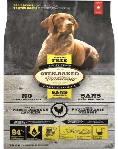 Oven Baked Tradition Dog Grain-Free Food Adult All Breed With Chicken 11,34kg