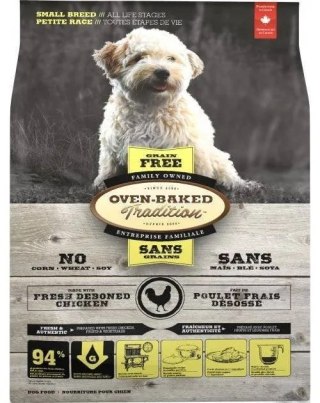 Oven Baked Tradition Dog Grain-Free Food Adult Small Breed With Chicken 2,27kg