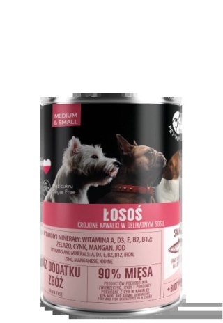 PetRepublic Łosoś Krojone Kawałki W Delikatnym Sosie 400g