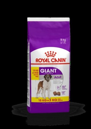 ROYAL CANIN Giant Adult 15kg+3kg