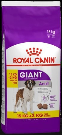 ROYAL CANIN Giant Adult 15kg+3kg