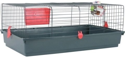 Zolux Klatka Classic 100cm Szaro-Czerwona
