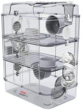 Zolux Klatka Rody3 Trio 41x27x53cm Biała