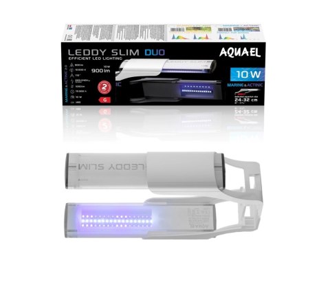 AQUAEL Leddy SlimDuo 10W Marine&Actinic Białe