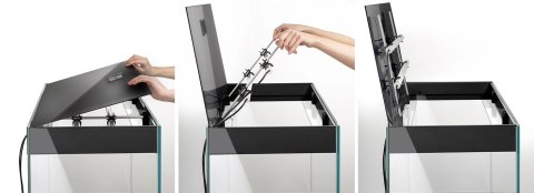 AQUAEL Zestaw Akwariowy Glossy 80 D&N Czarny