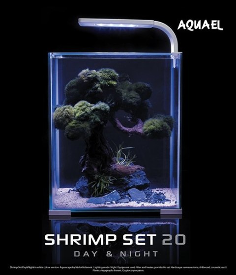 AQUAEL Zestaw Aquael Shrimp Set Day & Night Czarny 20
