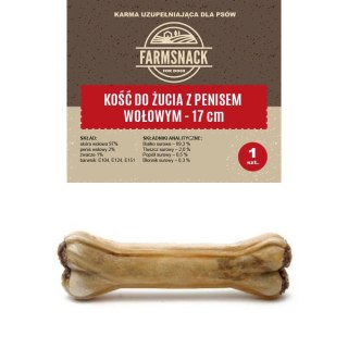 FarmSnack Kość Do Żucia Z Penisem Wołowym 17cm