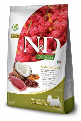 Farmina N&D Quinoa Skin & Coat Duck Adult Dog Mini 800g