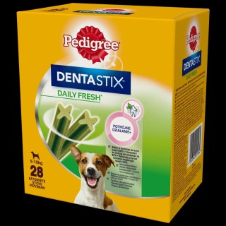 PEDIGREE® DentaStix™ Daily Fresh - karma uzupełniająca o smaku kurczaka, dla psów małych ras- 4x110g