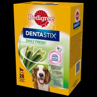 PEDIGREE® DentaStix™ Daily Fresh - karma uzupełniająca o smaku kurczaka, dla psów średnich ras- 4x180g