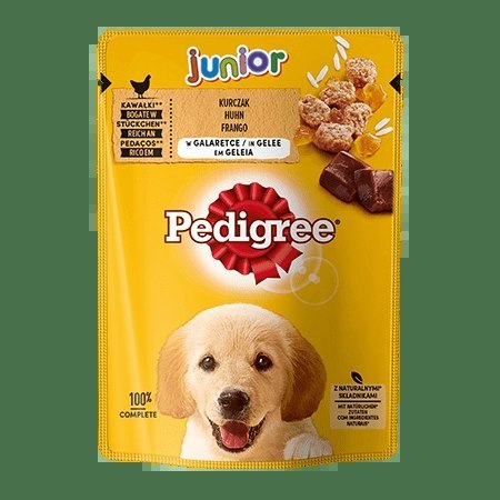 PEDIGREE Junior z Kurczakiem i Ryżem saszetka 100 g