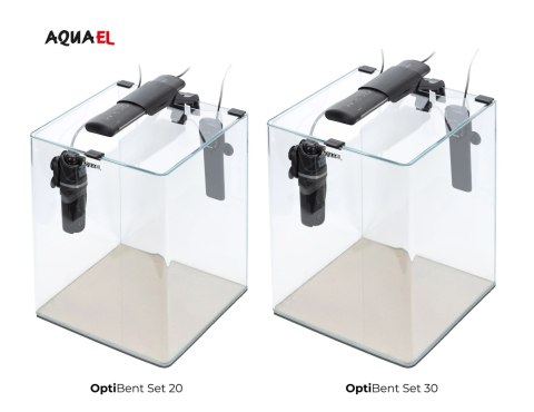 AQUAEL Zestaw Opti Bent Set Day & Night 30 Czarny